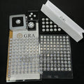 100% Pass Diamond Tester Synthetic Round Brilliant Cut Def Color Loose Lab Grown Moissanite Diamonds for Sale