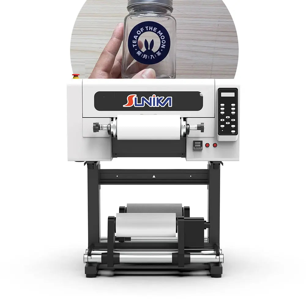 A3 Size UV DTF Machine Roll to Roll PET Film AB Film UV DTF Printer China Sunika