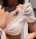 Ethereal Jellyfish Factory Supply Cheap Temporary Waterproof Henna Tattoo Stickers Cyan Fake Tattoo Arm Herbal Sticker