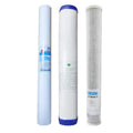 20inch Replacement Kit- High Filtration Bacteria Removal Water Filter Cartridge 20 Inch 1 Micron 5 Microns and 10 Microns