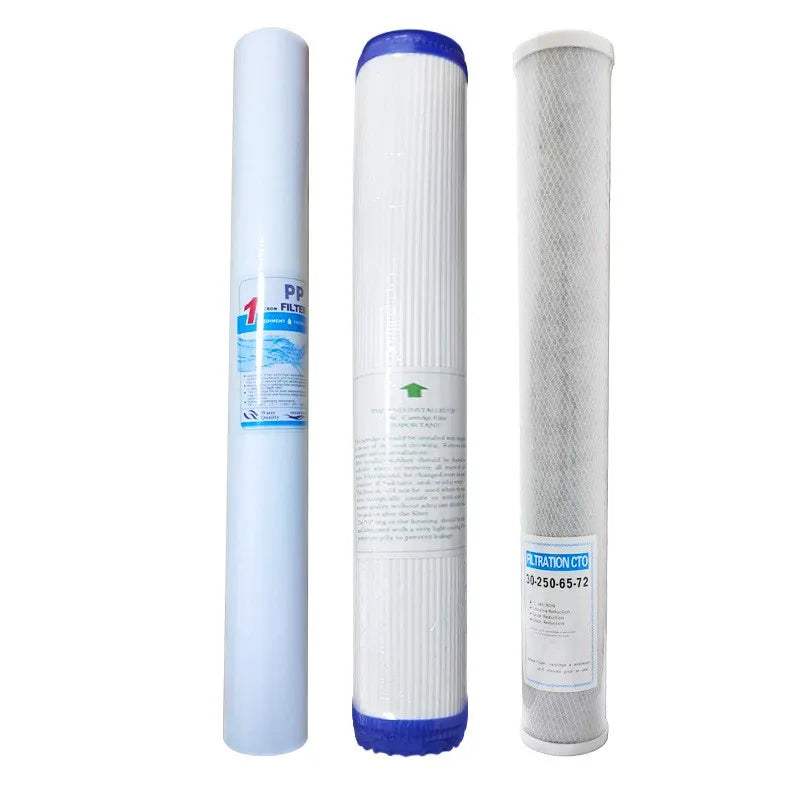 20inch Replacement Kit- High Filtration Bacteria Removal Water Filter Cartridge 20 Inch 1 Micron 5 Microns and 10 Microns