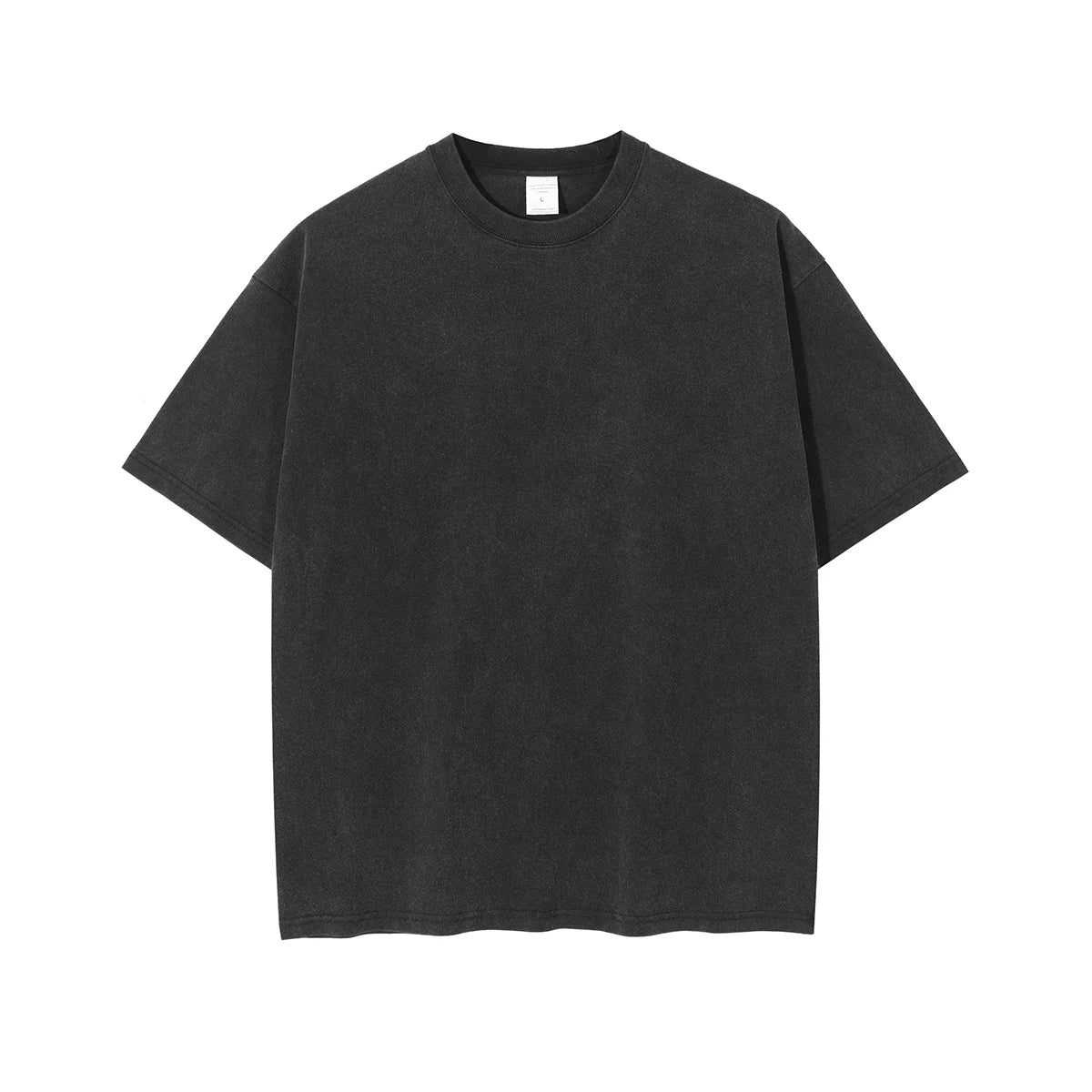 Wholesale Men's Heavy Cotton 320gsm Punk Gothic Hip Hop Streetwear Tshirt Plain Bale Oversized Washed Vintage T-shirt