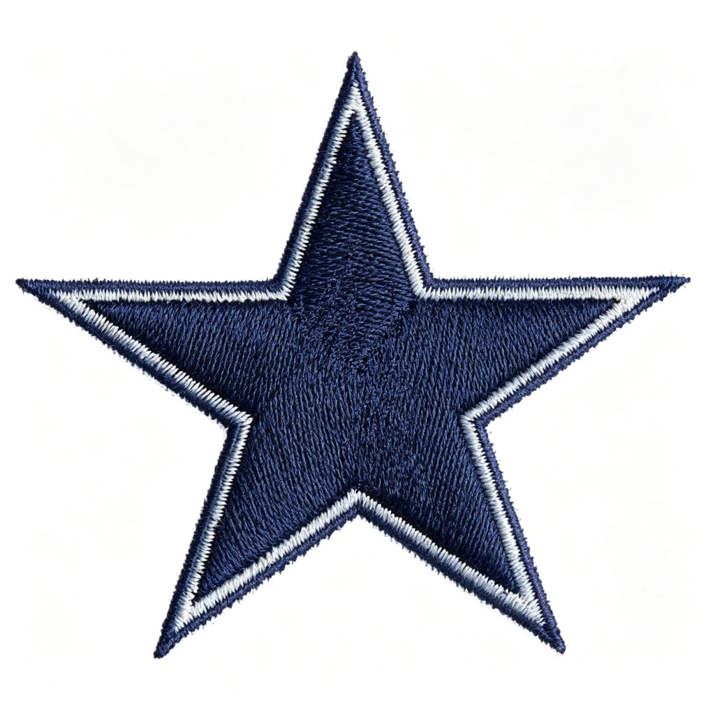 Wholesale Colorful Patch Iron-on Blue Pink Star Embroidery Patches 2.5 Inch Small Felt Sew on Badges for Garment Accessories