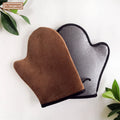 Private Label Washable Self Tanning Tan Mitts Fake Tan Applicator Mitt for Sunscreen Lotion Oil