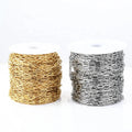 New Fashion Cheap Stainless Steel Flat Oval Necklace Chains Roll for Women & Mens Jewelry Set Making