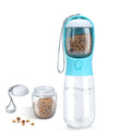 Travel Portable Dog Water Bottle with Food Storage Box Silicone Bowls 2024 New Material Pet Outdoor Safe and Non-toxic PVC