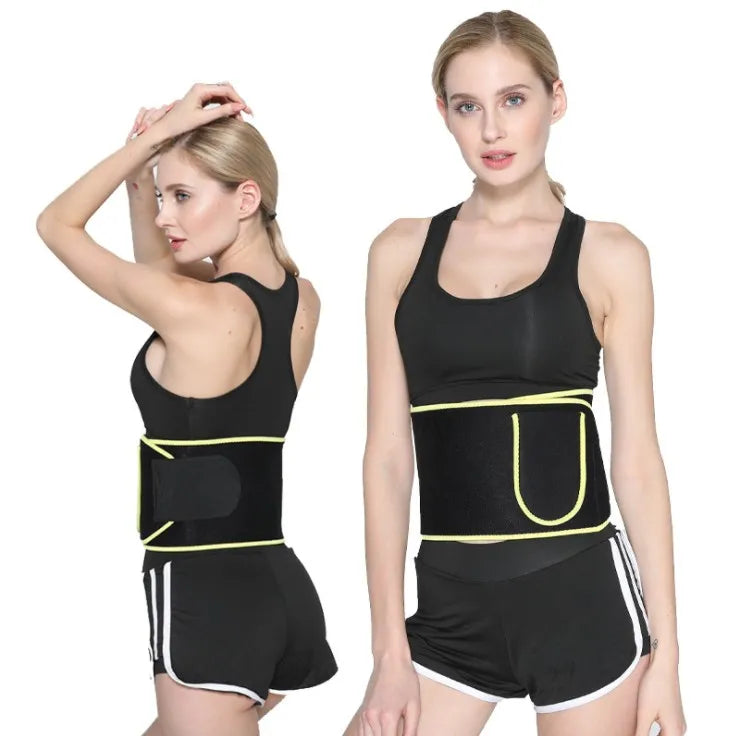 Hot Selling Adjustable Neoprene Waist Trimmer Belt with Pocket Sweat Wrap Waist Trainer