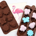366 Factory Stock 8 Hole Different Insect Shape Silicon Chocolate Mouldssilicon Resin Mold Silicone Ice Cube Tray