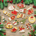 2025 New Style Hot Sale Christmas Series Set Santa Claus Christmas Tree Necklace Christmas Decorations