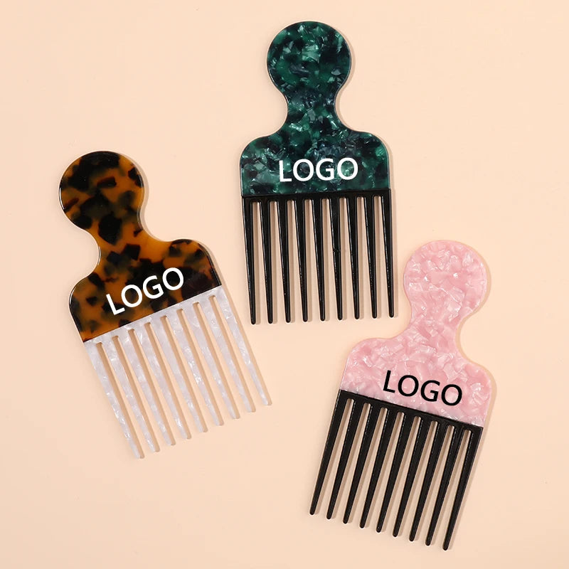 Midairy Africa Comb Curly Hair Comb Salon Hairdressing Stylish Long Tooth  Beauty Fused Hair Combs 221437 145x72mm