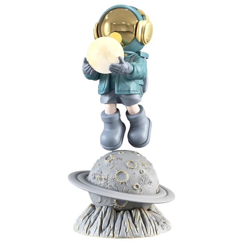 Home Sculpture Decor Galaxy Light Astronaut Creative Astronaut Ornament Sculpture Crafts