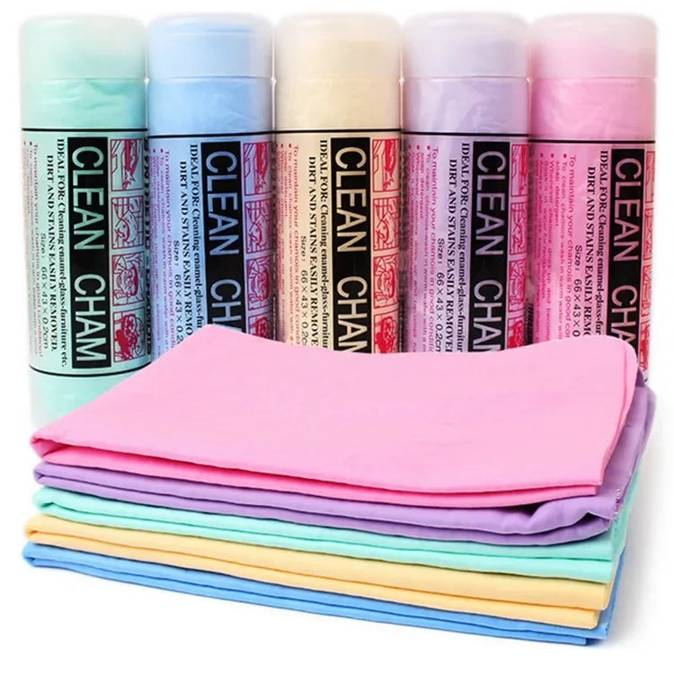 Custom logo PVA Chamois Cloth for Car Cleaning of Shammy Leather for Washing Car Pva Chamois Towel
