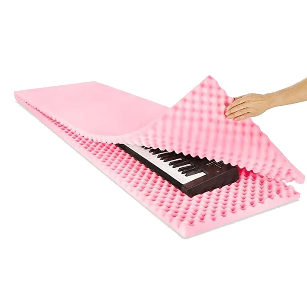 Eco-friendly Modern Pink Anti-Static Polyurethane ESD Acoustic Foam with 0.8 NRC and 18kg/m Density for Hotel & Apartment Use