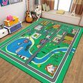 Hot Sale Kids Rug City Life Playroom Carpet 4' X 6' Children's Educational Large Playmat