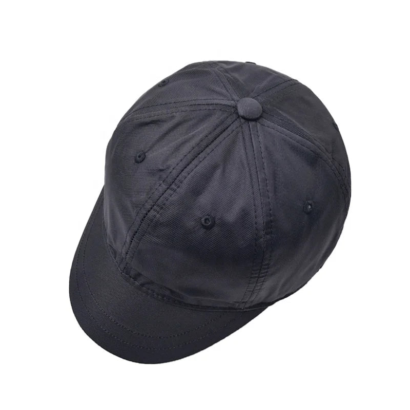 Custom Sporty Denim Waterproof Nylon Baseball Cap for Unisex Adults
