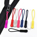 S001 Factory Wholesale Custom Colorful PVC Plastic Rubber Zip Pulls Cord Zipper Puller String Rope for Bags & Clothes