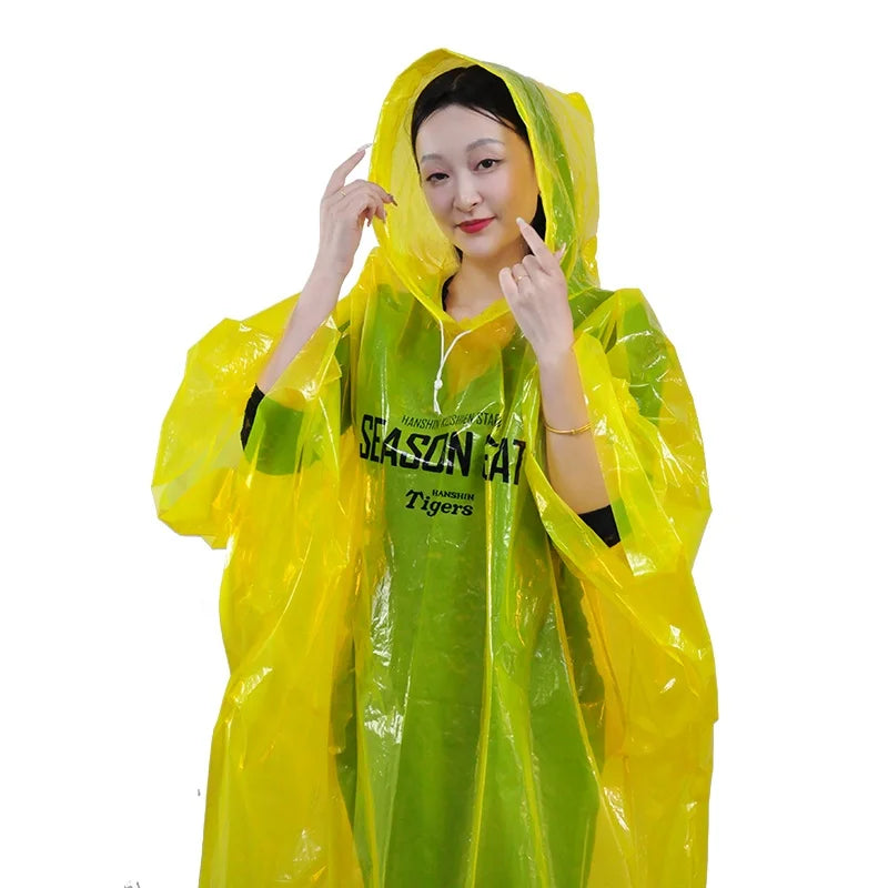 Modern Disposable Emergency PE for Custom Logo Durable Waterproof One Size Fits All Universal Festivals Camping Tours
