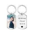 China Best Service Stainless Steel Custom Metal Keychains Personalized Keychains Logo Printing OEM/ODM
