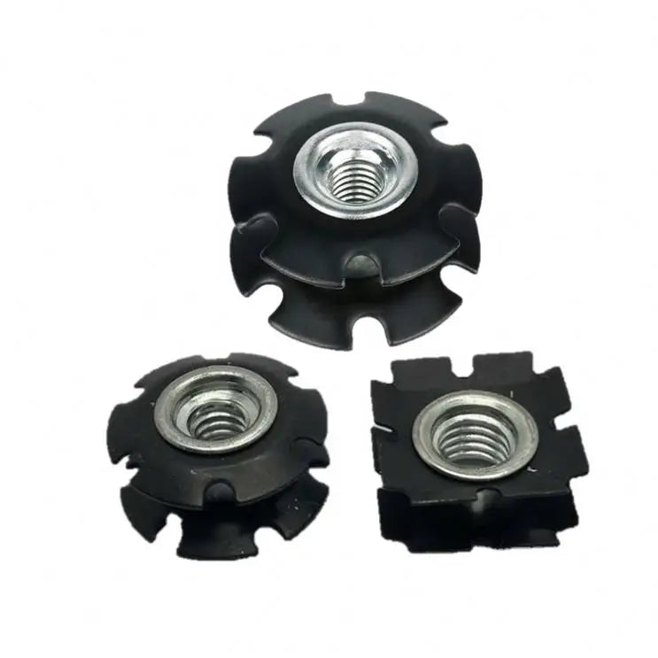 Wing Nuts Bicycle Head Lock Spring Threaded Universal Headset Setting Tool Star Nut Carbon Steel Polished Water Treatment