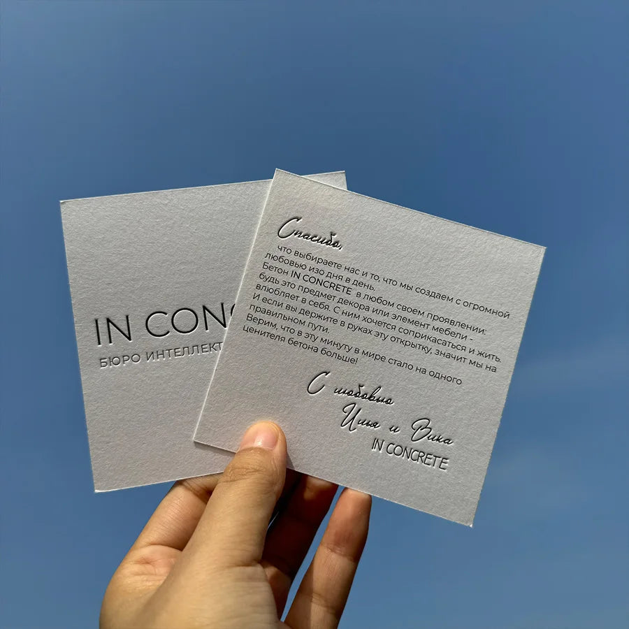 Thank You Cards for Jewelry Packaging Custom Small Batch Greeting Cards with Personalized Printing