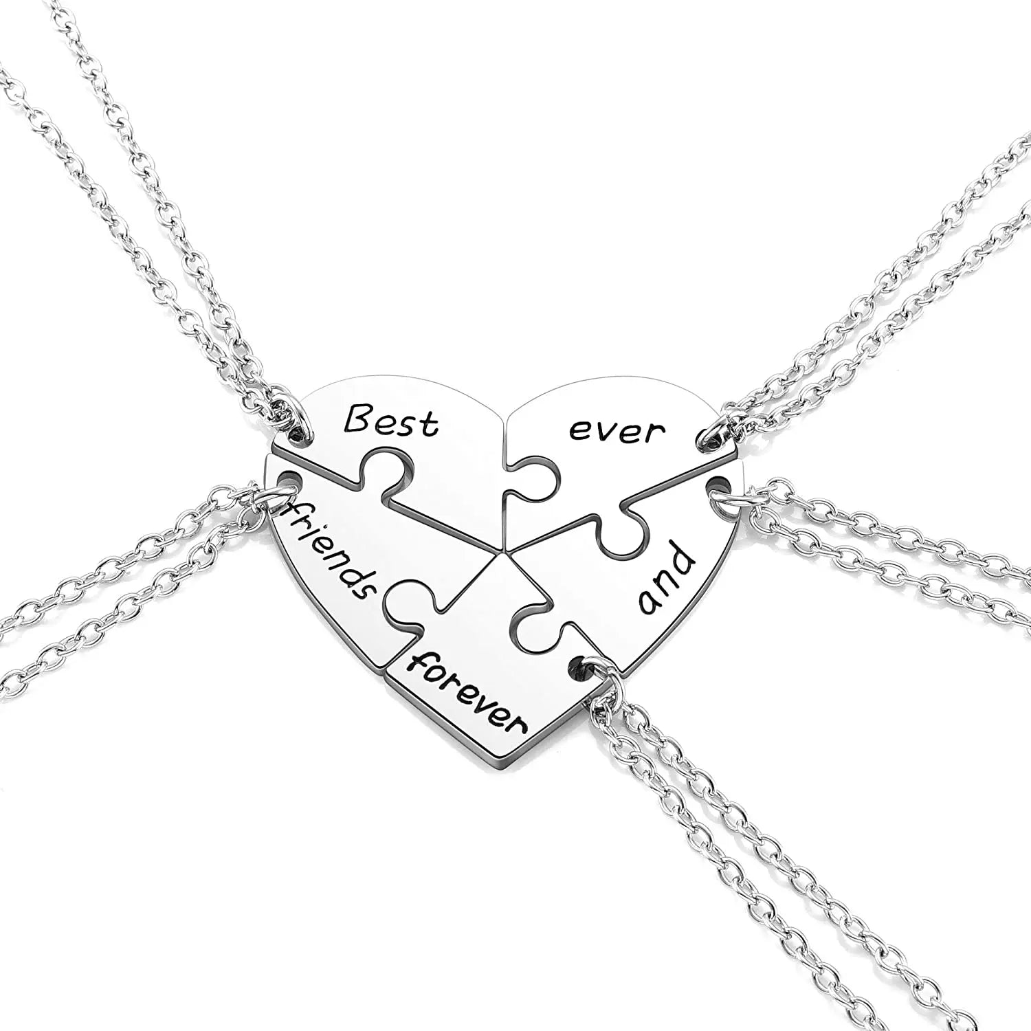 DUYIZHAO INS Jewelry Necklace Detachable Friendship Pendant Multiplayer Luxury Necklace Necklace for Girls