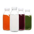 500ml 1000ml Square Glass Milk Bottle for Coffee Juice Beverage
