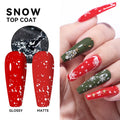 JTING High Quality New Design Snow Top Coat Gel Nail Polish clear Multi Function OEM Private Label Uv Gel Top Coat