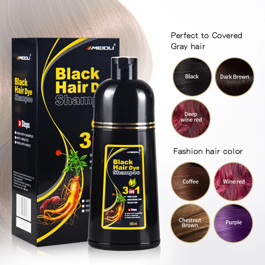 Hair Dye Shampoo to Paint Gray Hair