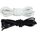 Factory Custom 100% Polyester Jacquard Drawstring Woven Elastic Rope for Decorations Colorful Rubber Cord Waterproof Strap