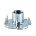 Taily Wholesale DIN 1624  DIN508  JIS B1196 Wood Furniture Four Claw Climbing 4 Prong t Nut Tee Nuts with Pronge