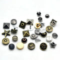 Apparel Decoration Custom Embossed Logo Alloy Metal Jeans Rivet All Size Rivet Wholesale for Garments Denim Jeans