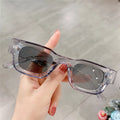 Vintage Fashionable Square Sunglasses for Women UV400 Polarized Trend Eyeglasses TAC Plastic HIGO Brand Model 5053-C