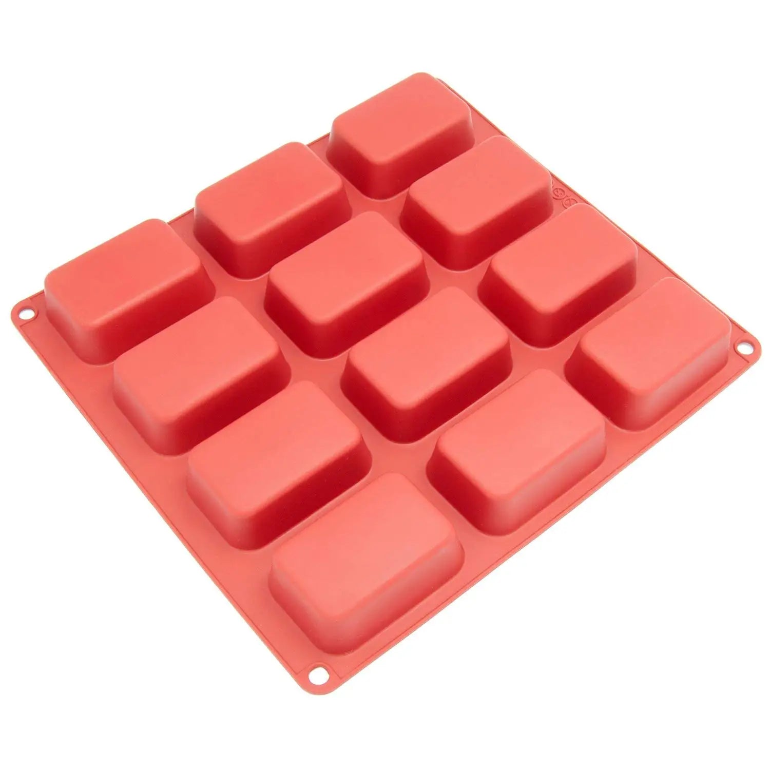 Eco-friendly Non-stick DIY Homemade Soap Mould Silicone Baking Loaf Chocolate Cupcake Pan