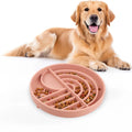 Universal Anti-Overturning Silicone Pet Food Bowl Suction Cup Solid Pattern Slow Food Prevention Eco-Friendly Dog Cat Puppy Bowl
