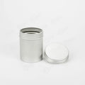 Wholesale Food Grade Airtight Screw Top Round Empty 50*H 65 mm Aluminum Tin Cans for Tea Packaging Container