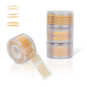 Self-adhesive Double Eyelid Tape Sticker Invisible Lace Mesh Eyelid Paste Natural Strips Olive-shaped Eye Lift Makeup Tools