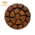 3'' Spiral Hybrid Copper Bond Concrete Polishing Pucks Disc for Floor Grinders