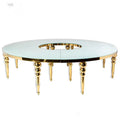 Luxury Modern Rectangle Dinning Table Tempered Glass Top Stainless Steel Dining Tables