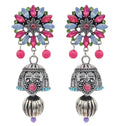 Crystal Sun Flower Bohemian Earrings Female Ethnic Tassel Ball Retro Flower Earrings