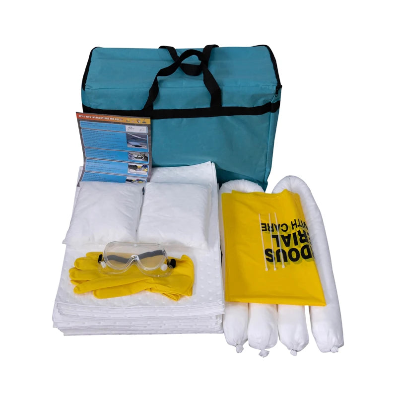 Healthrun Economy 15L Clean Oil Absorbent Repel Water Spill Kit Bag HKITS15L-OOA for Oil Spill