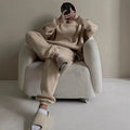 Women Clothes 2025 Women's Sets Jogging Suit Solid Color 2 Piece Set Custom Two Piece Outfits Sets Women
