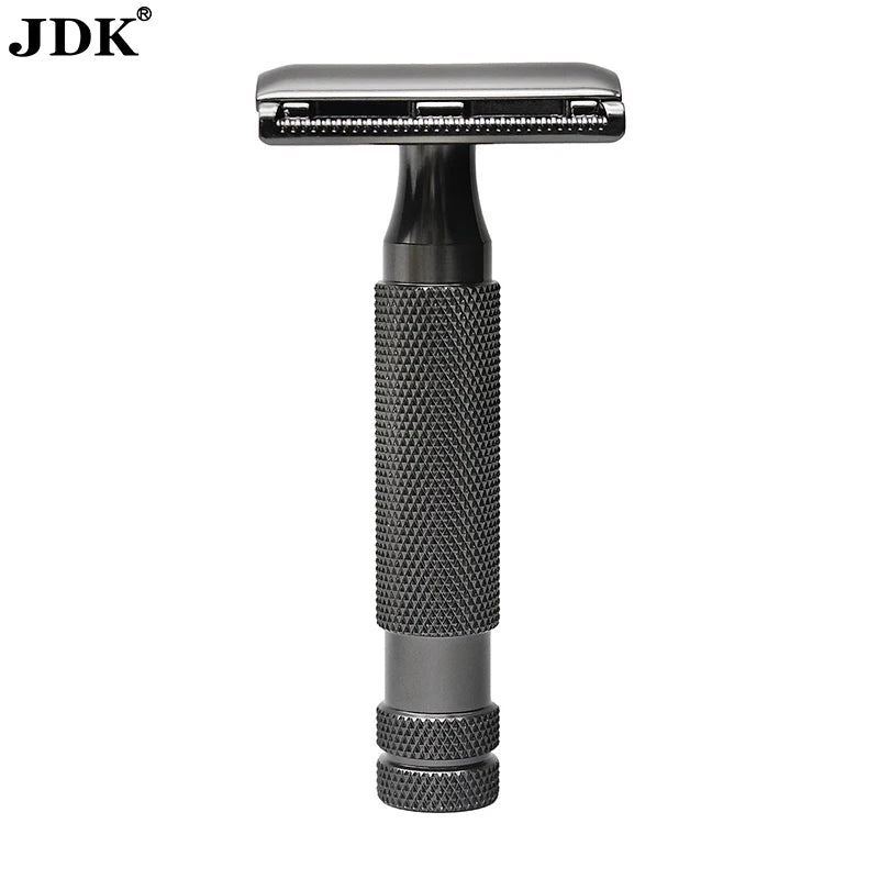 JDK Custom Eco-Friendly Double Edge Safety Razor with Stainless Steel and Aluminum Handle Twin Blade Product