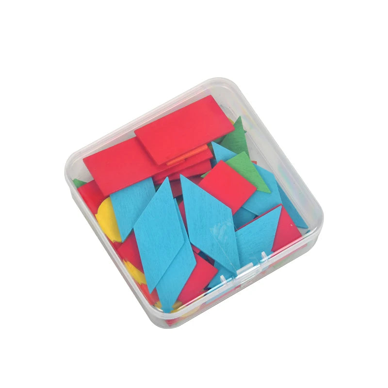 Educational Toy Wooden Kids Educational Geometrical Shape Puzzle Children'S Geometric Matching Set Toys