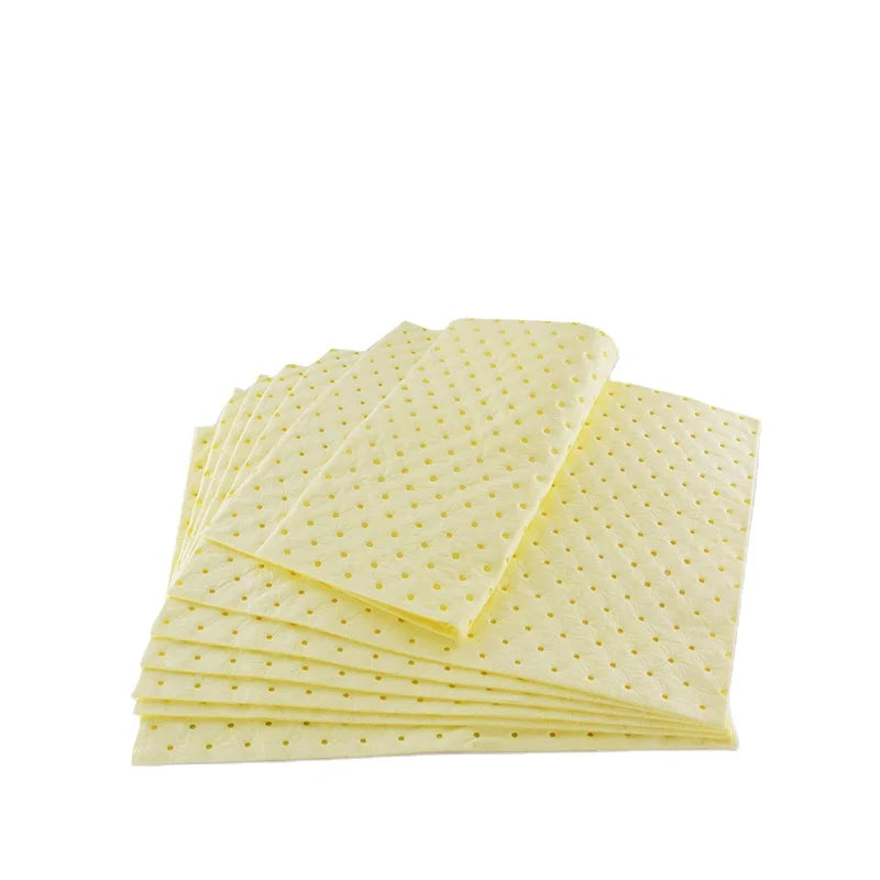 Oilspillpro CHA-P0300 High Absorption Medium Weight Chemical Absorbent Mat & Pad Bag for Industrial Hazmat Use