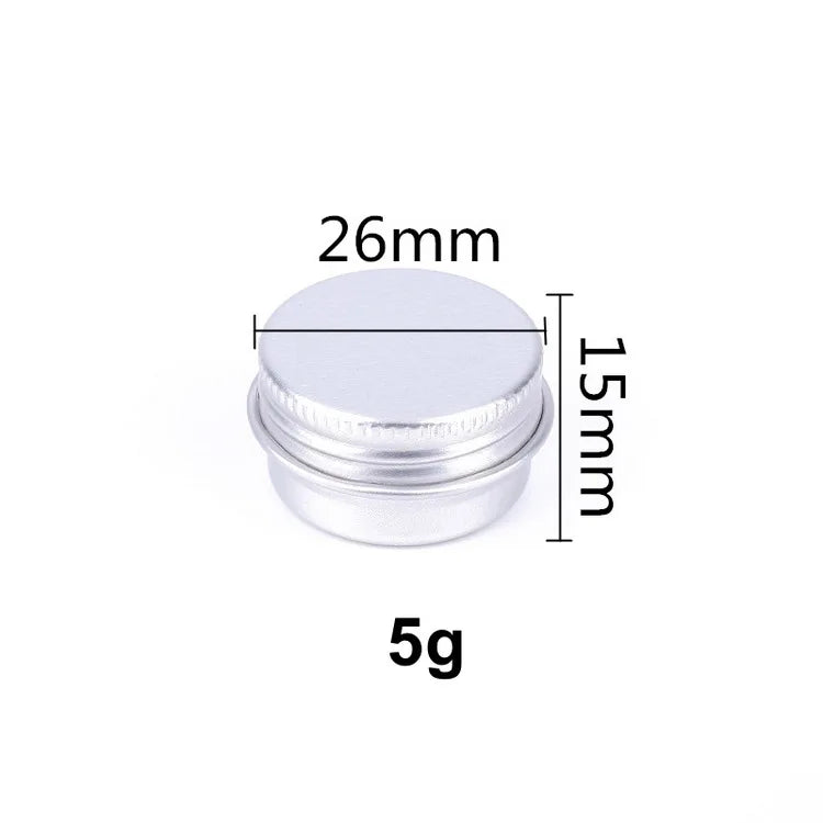 5ML 5G Empty Mini Small Metal Tin Can Box Lip Balm Aluminum Tin Container for Cosmetics