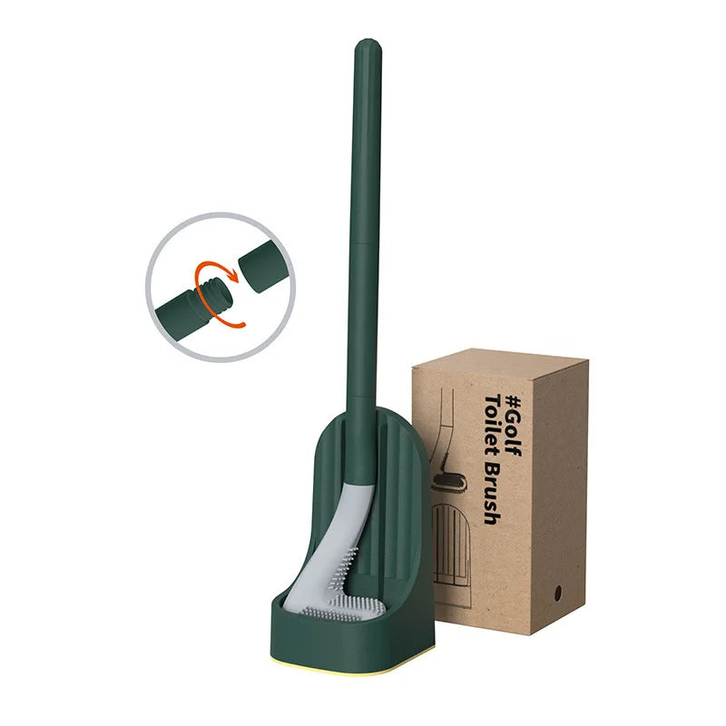 Modern Design Bathroom Toilet Brush Set with Flexible Bowl Cleaner Plastic Cup