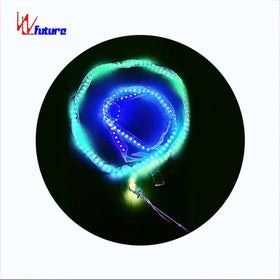 Unisex LED Luminous Ribbon Performance Set for Adults and Children Rhythmic Gymnastics Stage Wear for Ballroom Parties