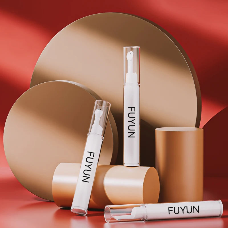 Fuyun 10ml 15ml PP Airless Bottle Reusable Easy Open End Eye Cream Roll Ball Lotion Cosmetic Travel Packaging Screen Printing