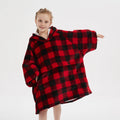 Factory Oversized Hoodie Blanket Kids ultra Soft Sherpa Giant Blanket Hoodie Sweatshirt for Winter Toddler Wearable Blanket
