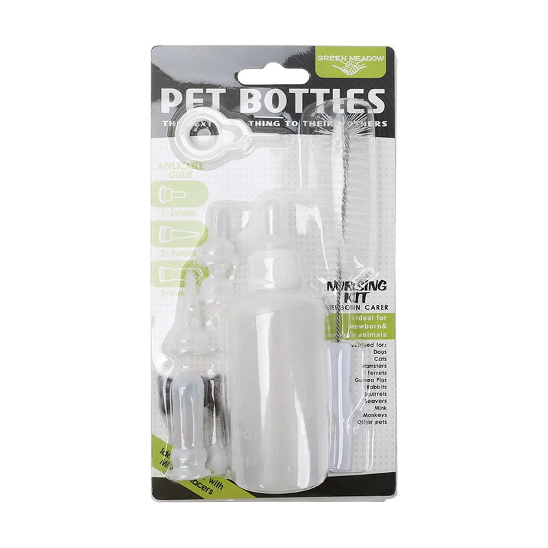 Factory Wholesale LOW MOQ Pet Dog Nursing Bottle Puppy Pet Cat Dog Feeding Bottle